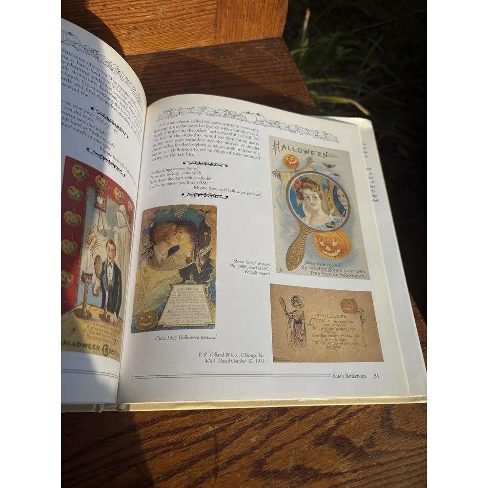Halloween Romantic Art and Customs of Yesteryear Hardcover Dust Jacket EXCELLENT